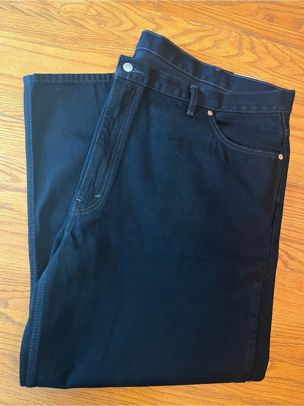 Levi’s 550 Men’s Black Relaxed Fit Jeans 50W 30L